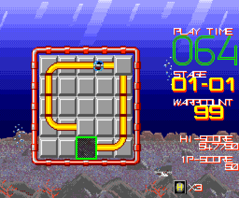 海外版ルールのプレイ画面