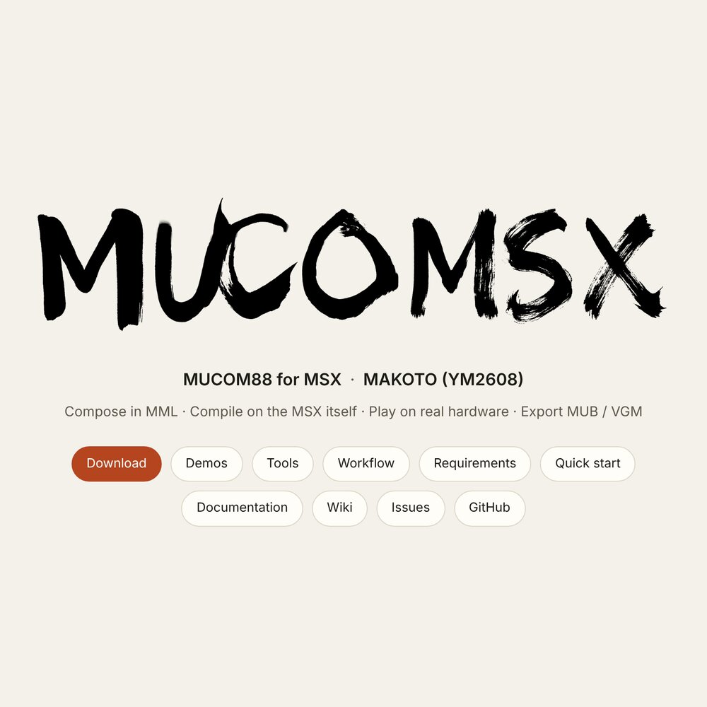 MUCOMSX site header